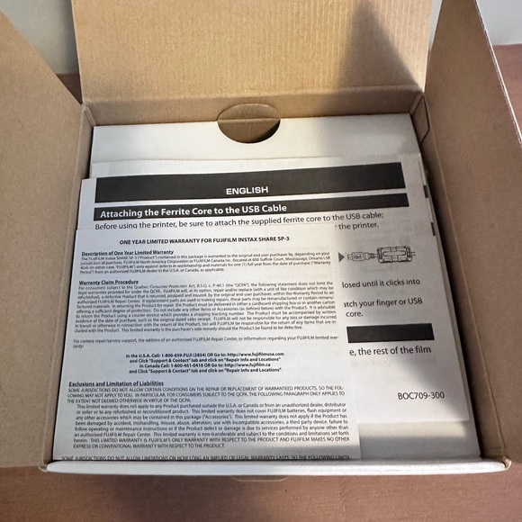 FujiFilm Instax Share Printer SP-3 SQ - Picture 3 of 6